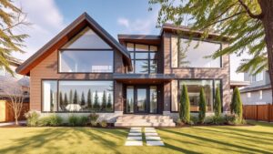 a beautiful home in calgary with modern windows with energy efficient windows