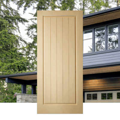 Mahogany Woodgrain 1 Panel Plank