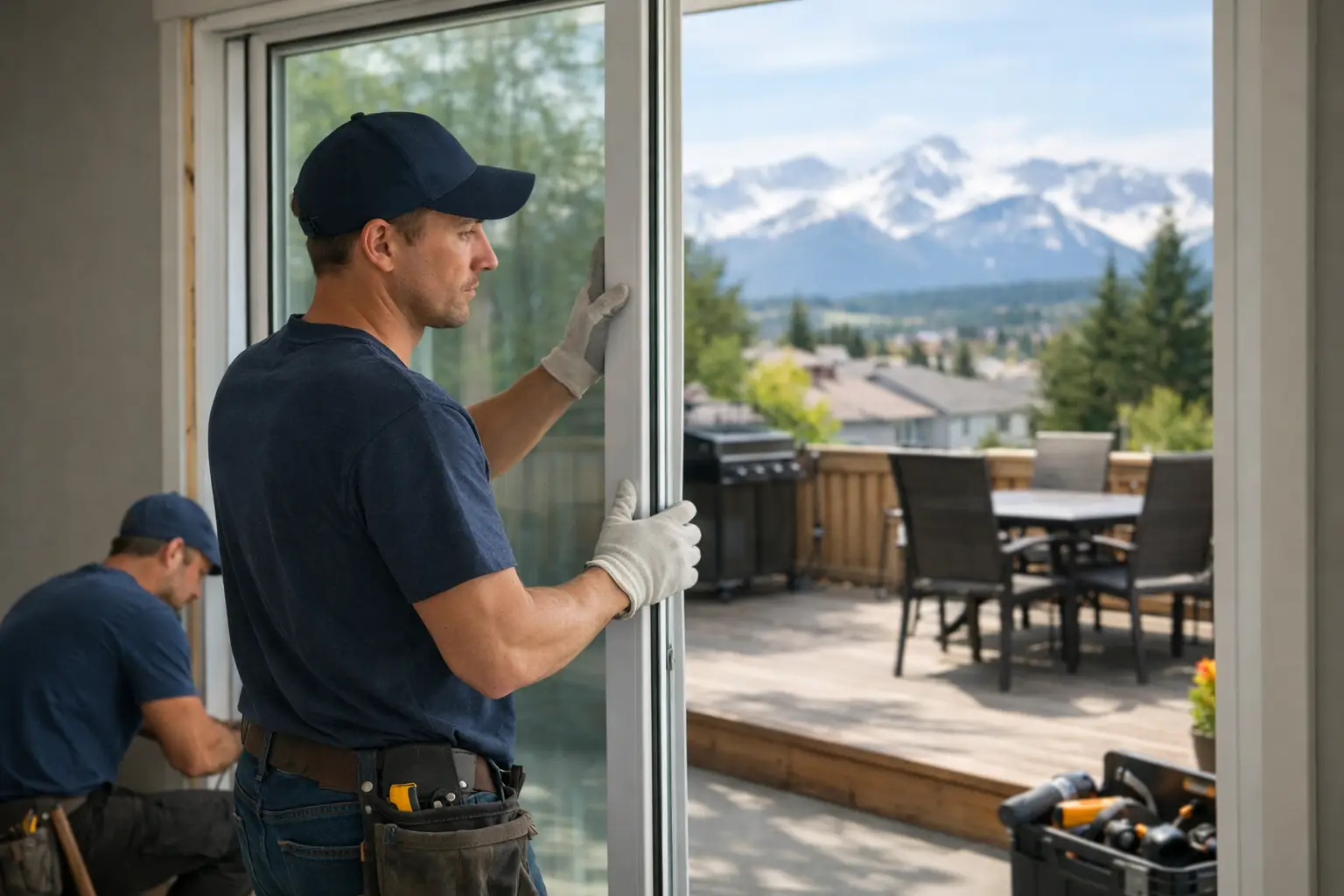 what does patio door installation cost in calgary?