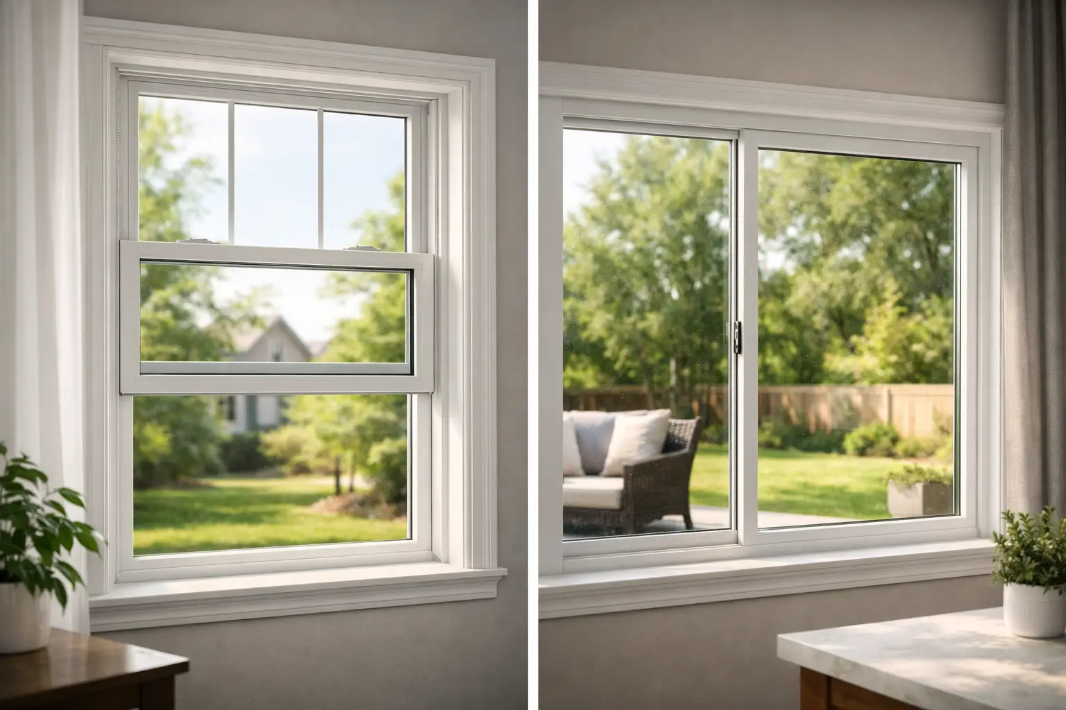 hung vs sliding windows: which fits your home?