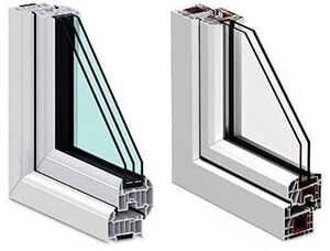 double glazed triple glazed windows