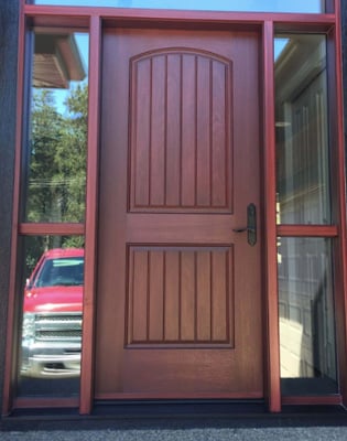 fibreglass doors custom