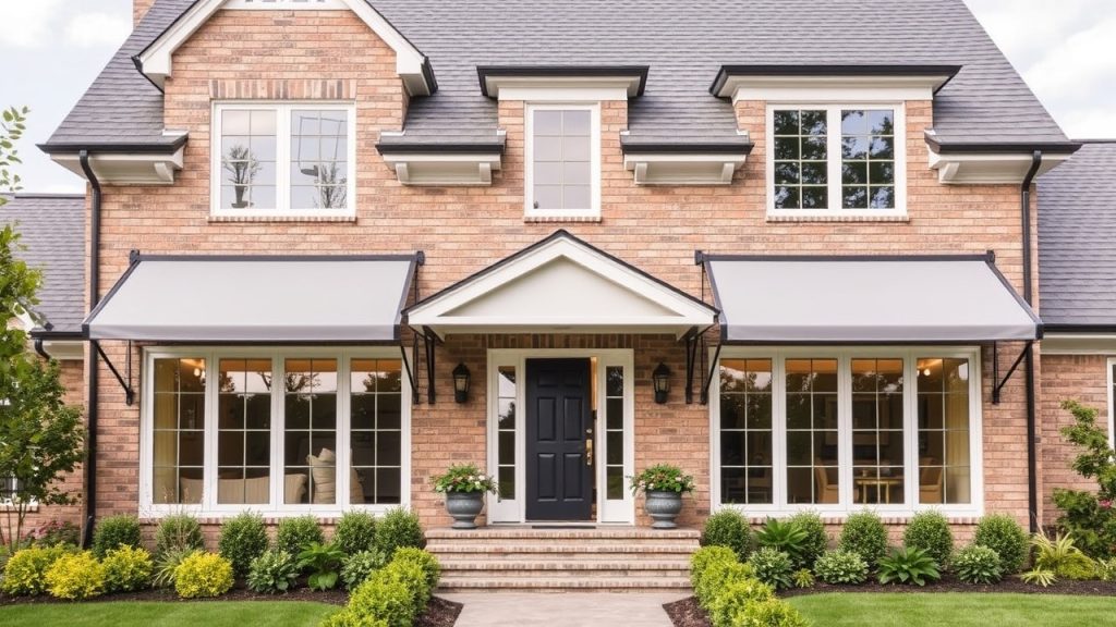 A beautiful home with modern awning windows in calgary