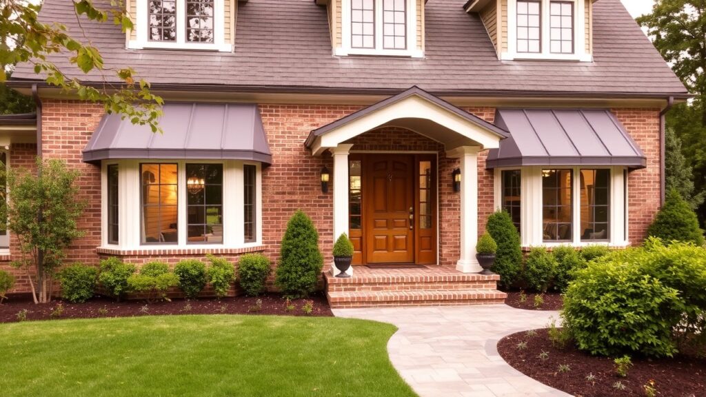 a beautiful home with modern awning windows manufactured by windows seal west