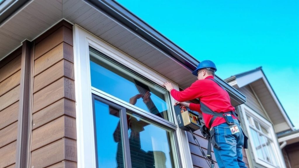 a window specialist Seal Gaps in windows to Prevent Drafts on a modern home in calgary