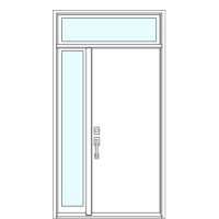 single door with left sidelite and transom fibreglass doors have become increasingly popular due to their superior durability, low maintenance, and versatility in design. here’s why our fibreglass doors are the ideal choice for your home: