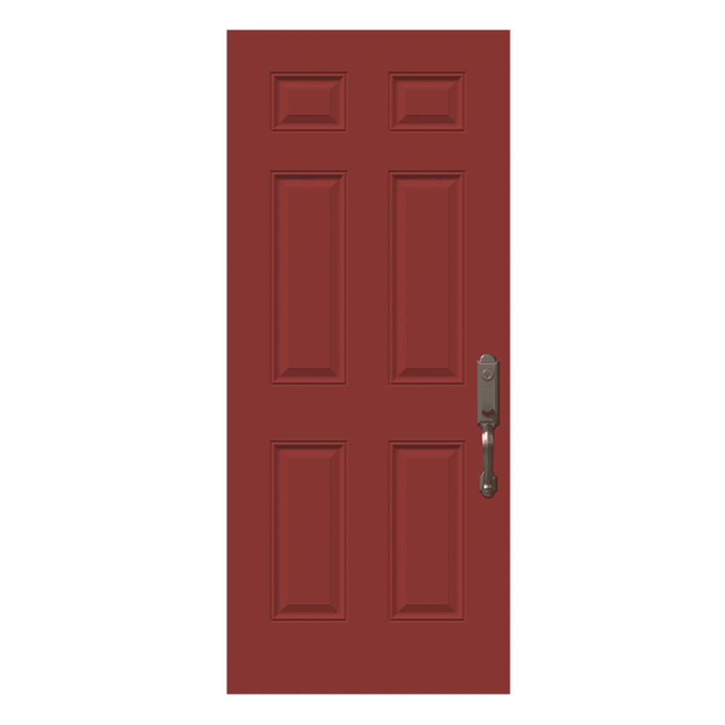 6 panel Steel Door 6 panel steel door