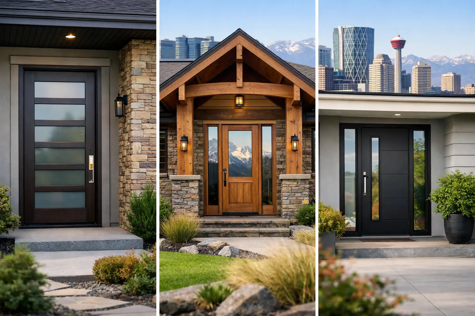 entry doors that fit calgary homes
