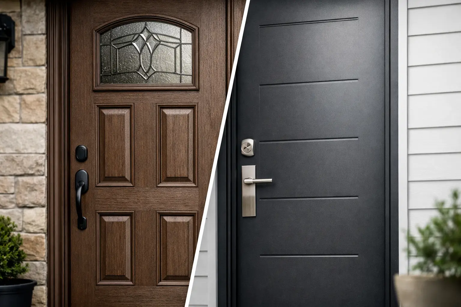 fiberglass vs steel doors: which wins?