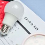 an image of energy bills lying on the table.