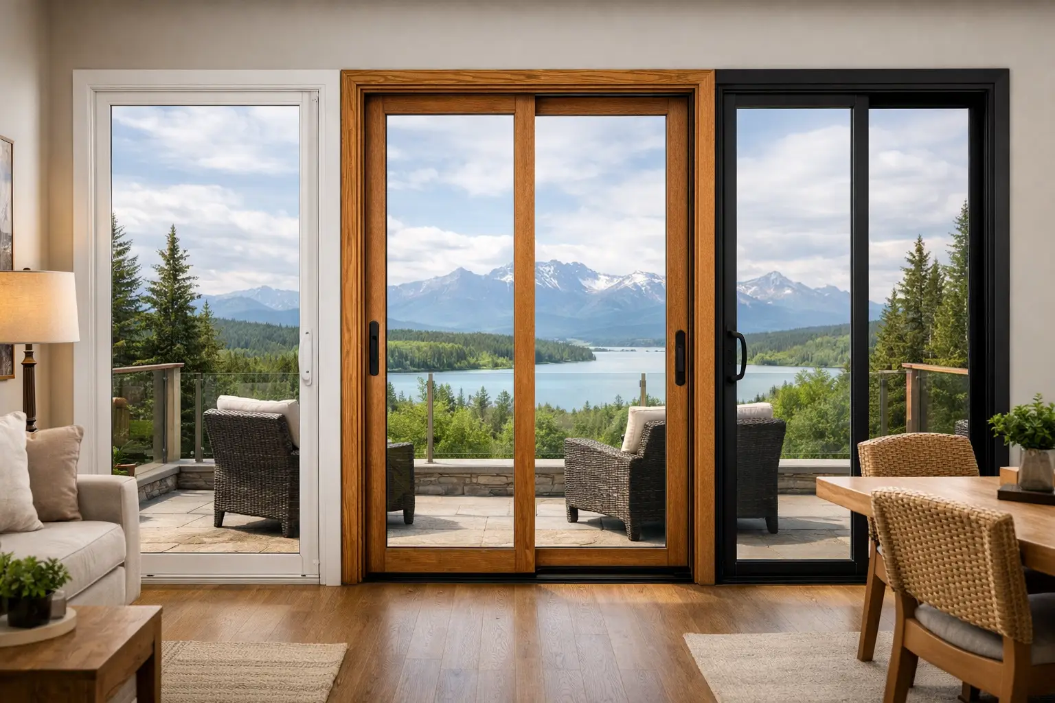 best patio door materials for calgary homes