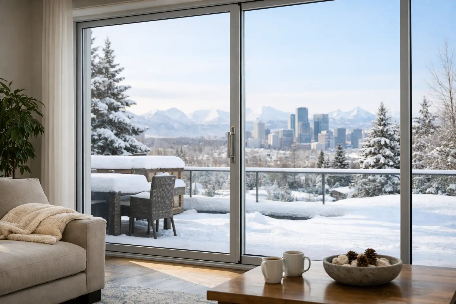 choosing patio glass for calgary homes in winter